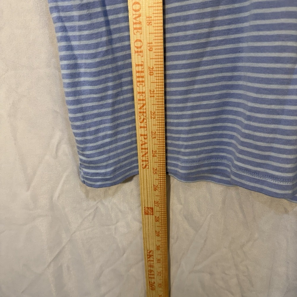 Vineyard Vines Women's XL Linen Striped V Neck Short Sleeve T-Shirts Lot Of 3 - Picture 6 of 9